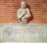 Gedenktafel in der Kirche »San Michele e Jacopo« in Florenz, die an den Tod von Giovanni Boccaccio erinnert.