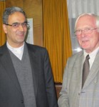 Pater Aboud mit Dr. Albert Dormann