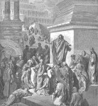 Jona predigt in Ninive
