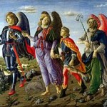 Hl. Michael, Raphael und Gabriel führen Tobias