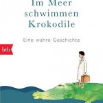 Im Meer schwimmen Krokodile