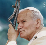 Papst Johannes Paul II. Deutsche Sondermarke